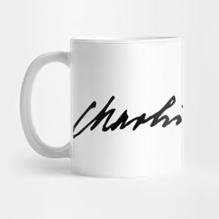 Charlie Chaplin signature Mug